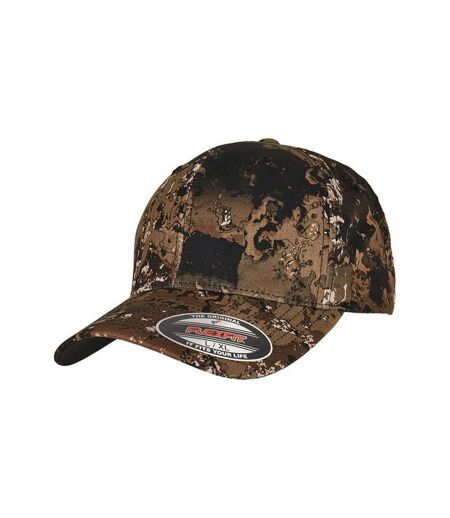 Casquette de baseball veil adulte marron Flexfit