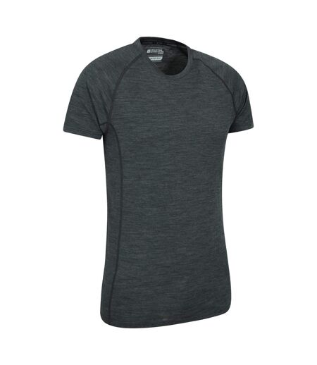 Mountain Warehouse Mens Summit Merino Wool T-Shirt (Pack of 2) (Gray) - UTMW386