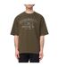 T-shirt Motif/style Logo Phys Ed Military Homme Vert Kaki DSquared2-3