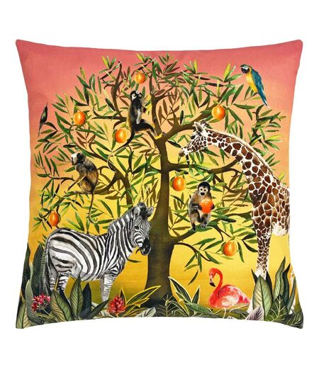 Tree of life outdoor cushion cover one size multicoloured Evans Lichfield
