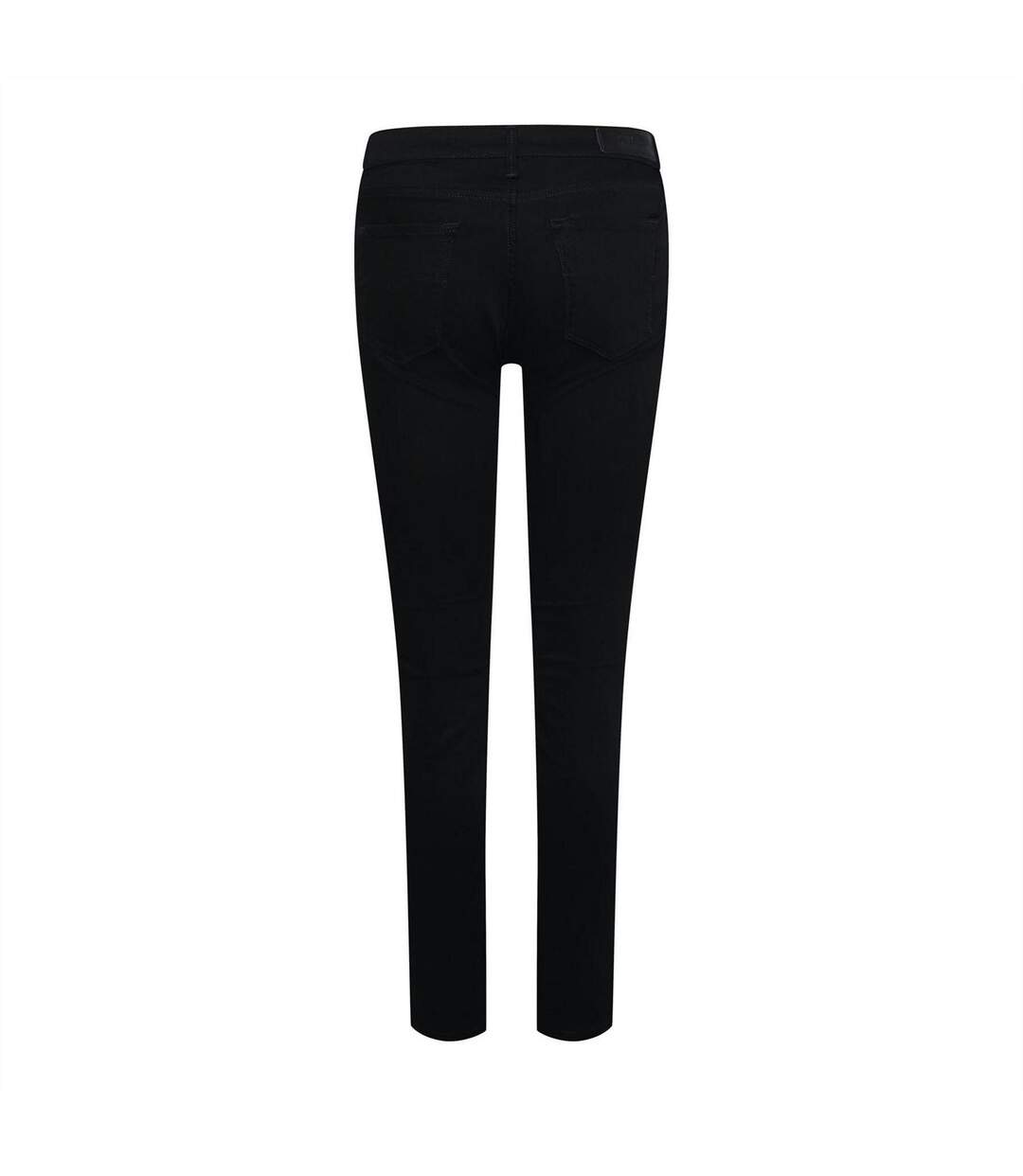 Womens/ladies New Luz Plain Skinny Jeans Black Replay-2