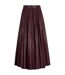 Jupe Mi-longue Veplika Femme Rouge Boss-2