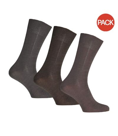 Chaussettes homme marron Simply Essentials