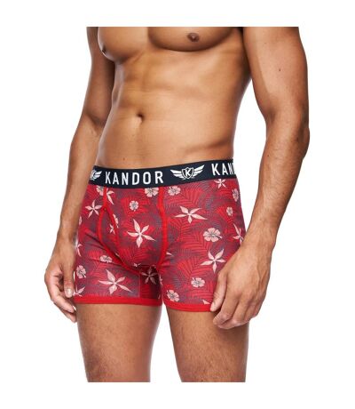 Boxers Florid Homme Rouge Kandor