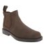 Roamers Mens Twin Gusset Softie Leather Dealer Boots (Brown) - UTDF295