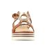 Sandales Jaslene Femme Beige Foncé Lunar-3