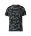 D555 Mens Gaston Camouflage Short-Sleeved T-Shirt (Storm Gray Camo) - UTDC264