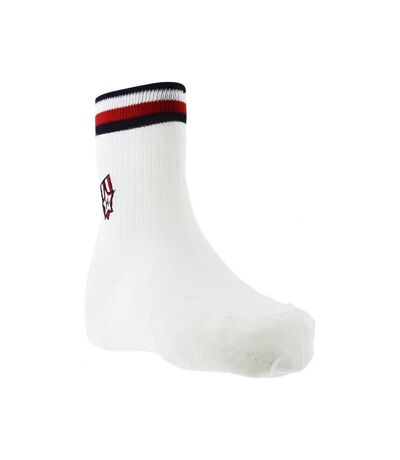 TOMMY HILFIGER Chaussettes Femme Coton LOVEPATCHES Blanc