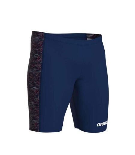 Mens jammer abstract tiles swim shorts navy/red Arena