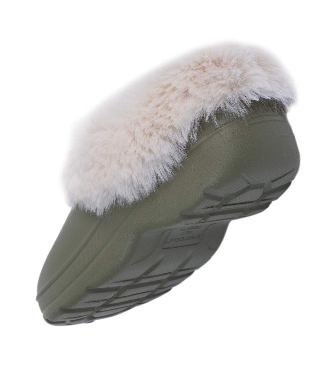 Isotoner Sabots femme sabot très confortable avec chaussettes fourrée amovible-5
