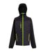 Mens Navigate Quilted Hybrid Jacket Black Lime Green Regatta-2