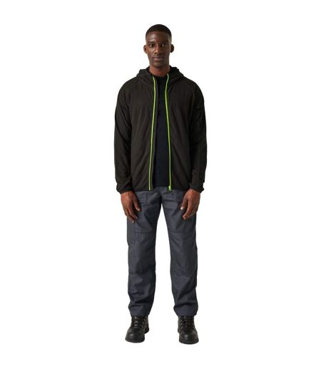 Veste Polaire Homme Noir Vert Citron Regatta Professional