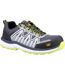 Unisex adult charge leather safety trainers lime green/black/white Caterpillar