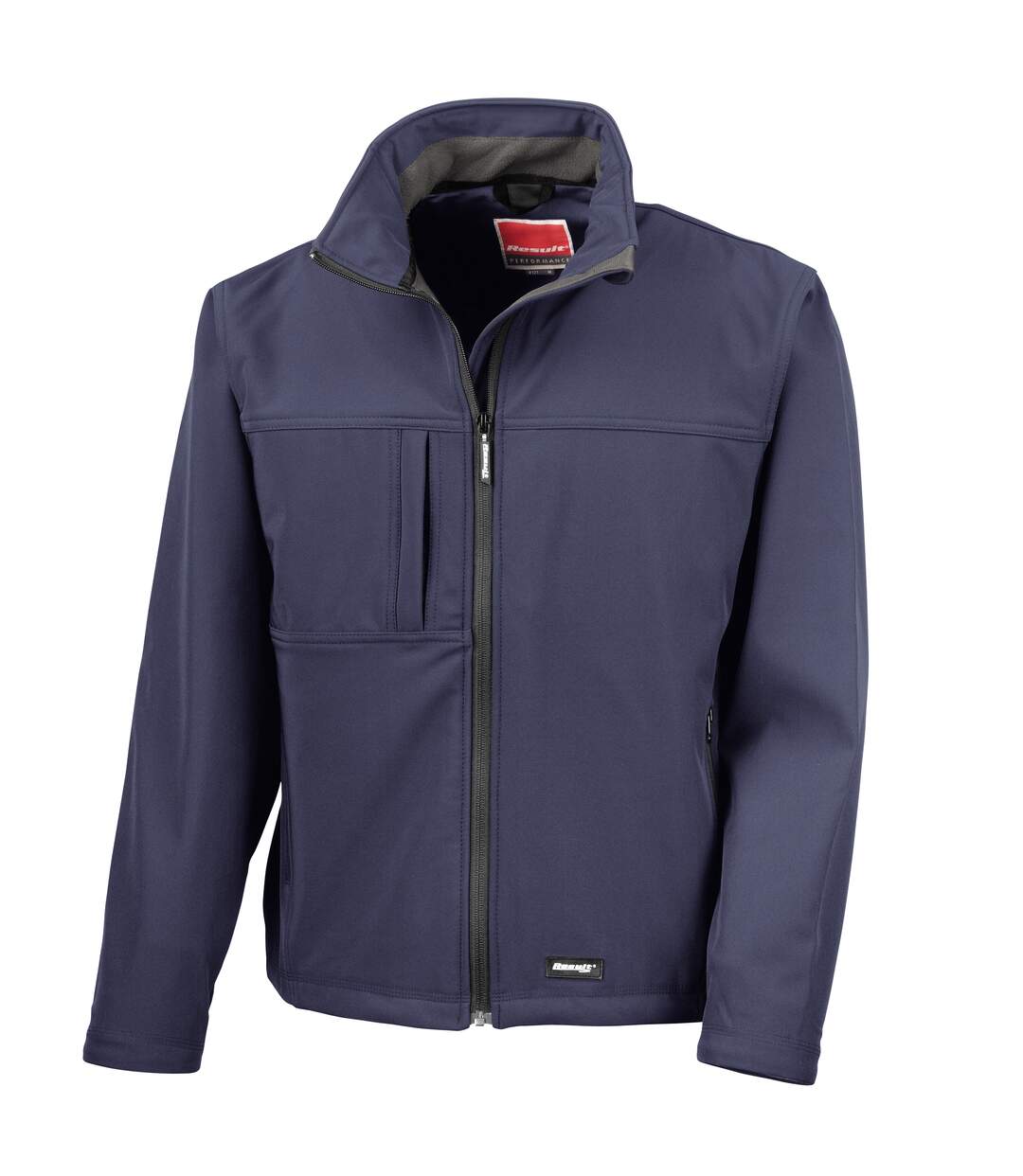 Result Mens Softshell Premium 3 Layer Performance Jacket (Navy Blue)