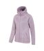 Mountain Warehouse Womens/Ladies Nevis Faux Fur Lined Full Zip Hoodie (Purple) - UTMW448
