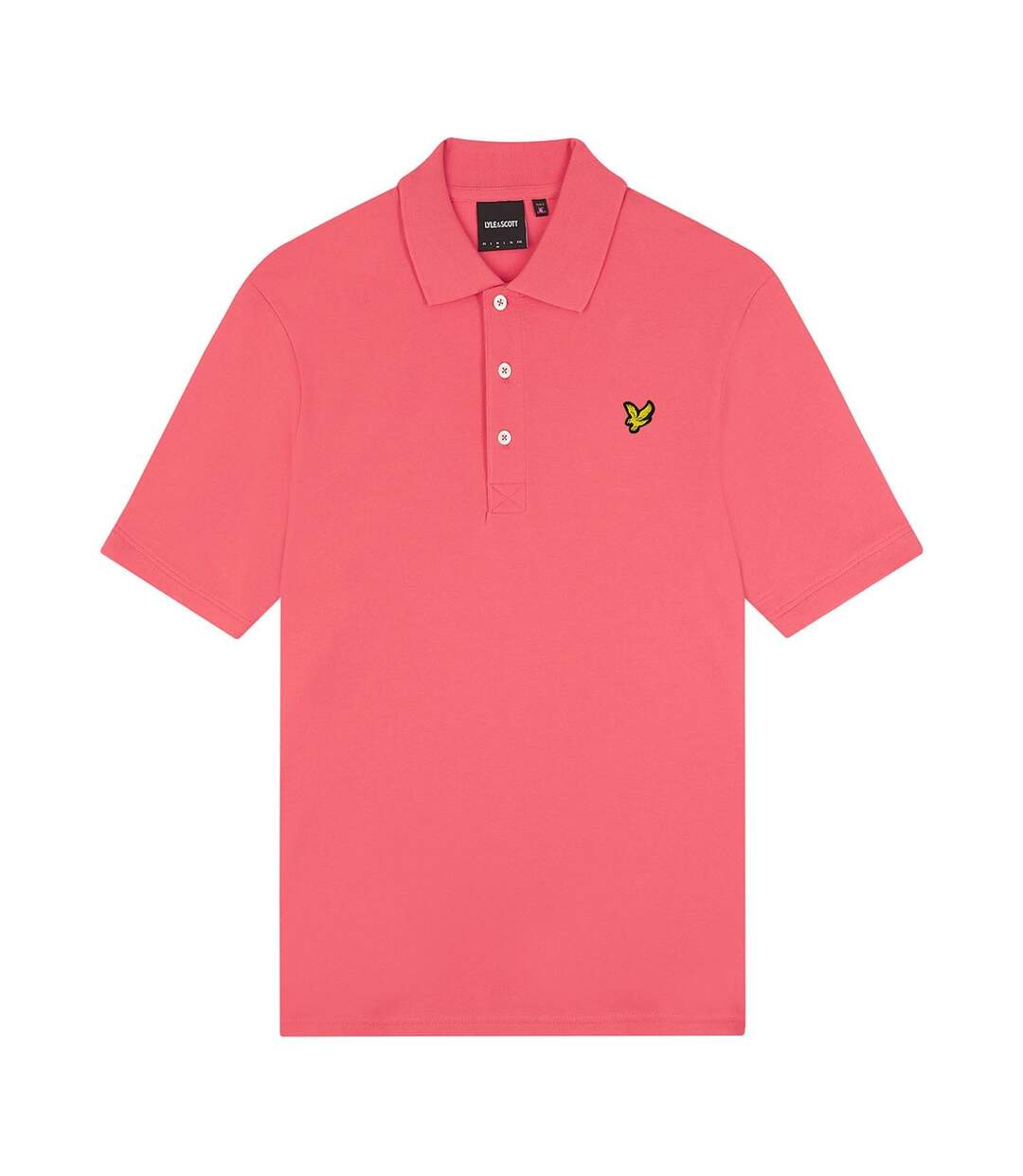 Polo Uni Homme Rose Lyle & Scott-1