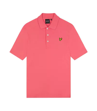 Polo Uni Homme Rose Lyle & Scott