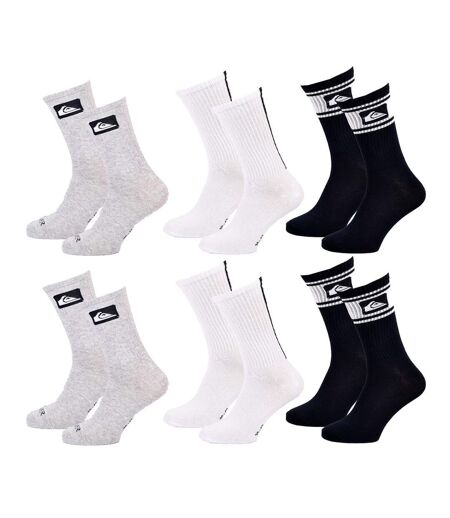 Chaussettes QUIKSILVER REGULAR CREW - Pack de 6