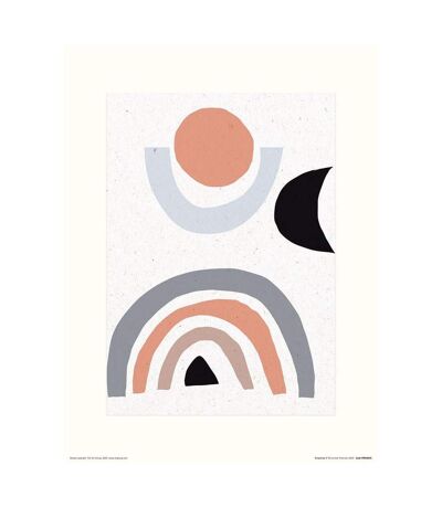 Summer Thornton - Imprimé SIMPLICITY (Blanc cassé / Orange / Gris) (40cm x 30cm) - UTPM4952