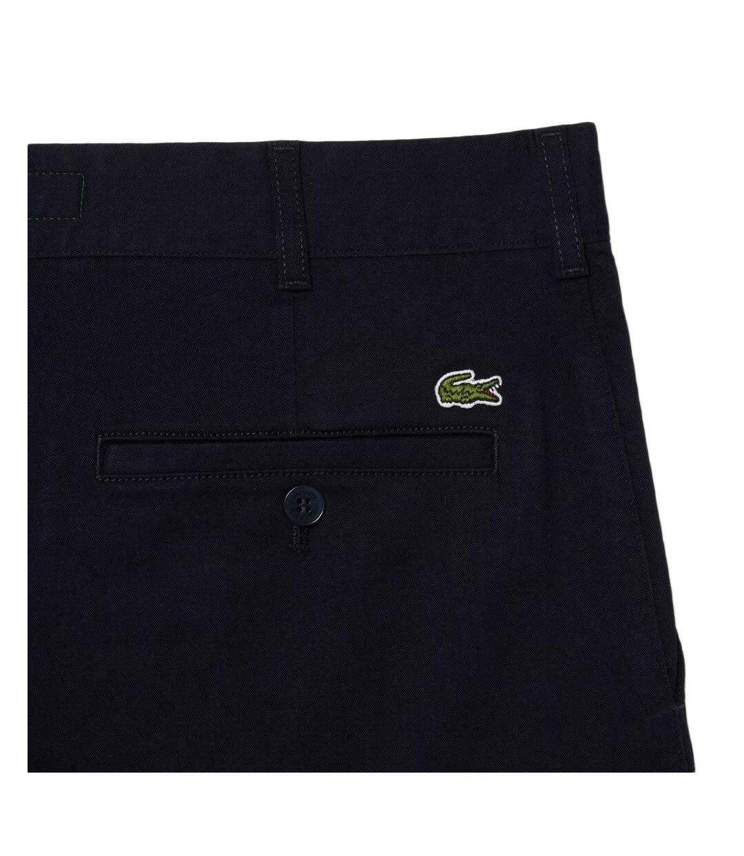 Short marine homme lacoste slim strech-2