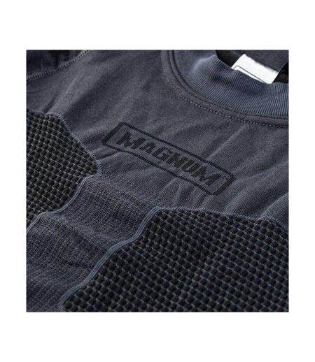 Mens Camo Thermoactive Thermal Top Black Magnum