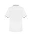 Polo Motif/style Rayure Contrastée Sur Bord Homme Blanc Slazenger-3