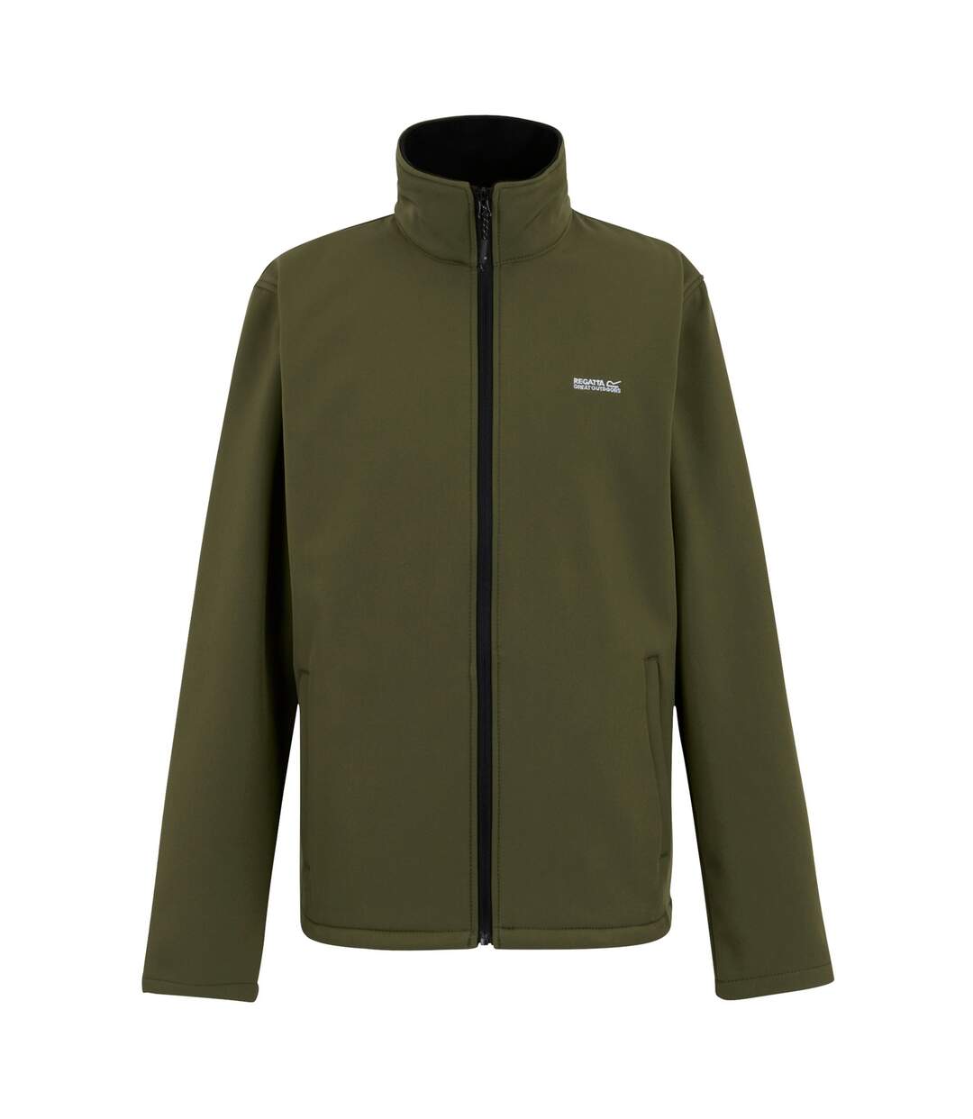 Veste Softshell Cera Homme Vert Kaki Foncé Regatta-2
