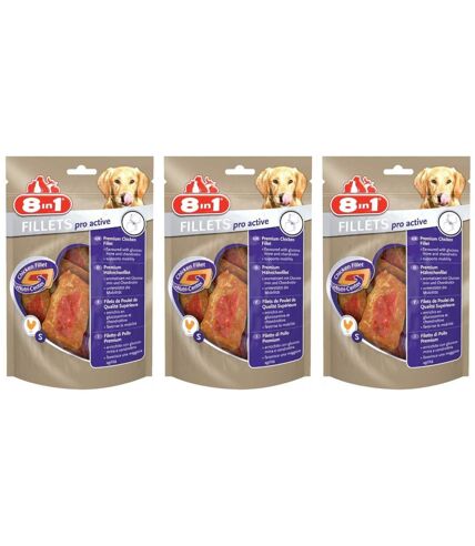 Sachet filets de poulet Pro Active pour chien (Lot de 3)