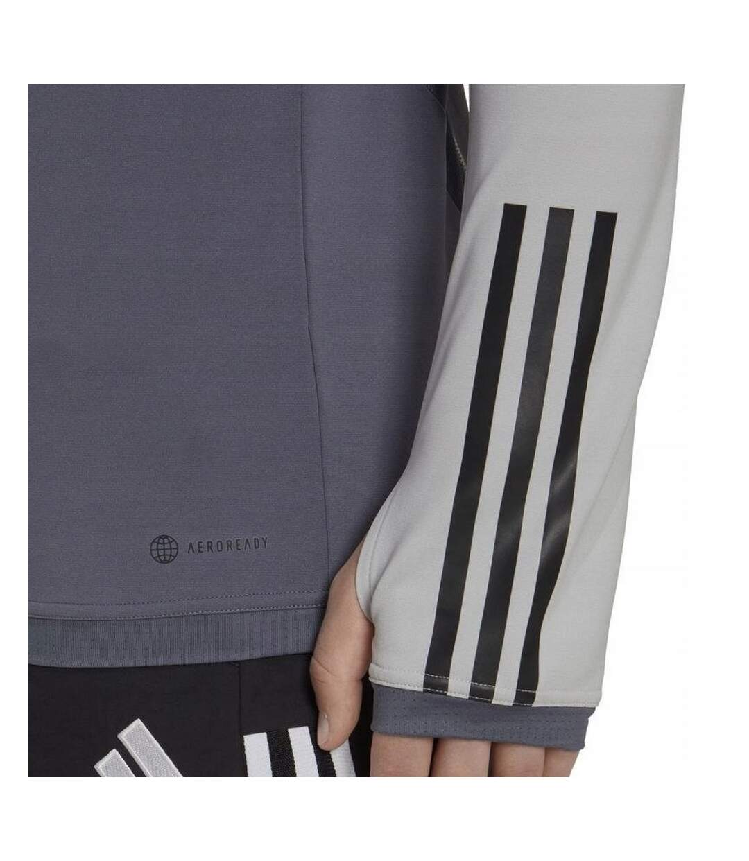 Sweat Tiro Competition Homme Gris Argenté Adidas-4