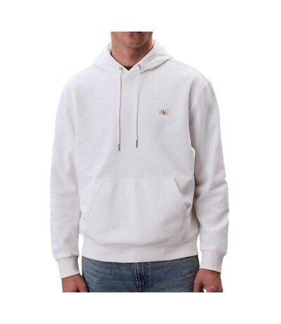 Sweat à capuche blanc homme calvin klein jeans 350 - l