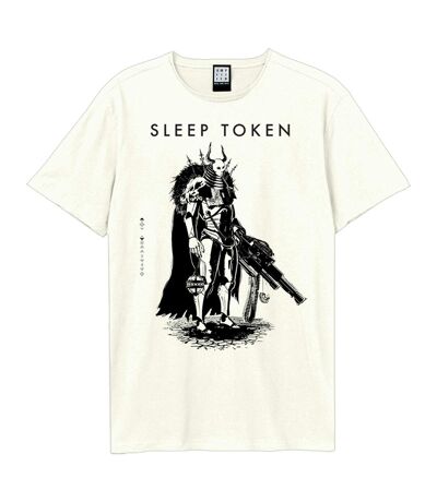 Unisex adult the summoning sleep token t-shirt vintage white Amplified