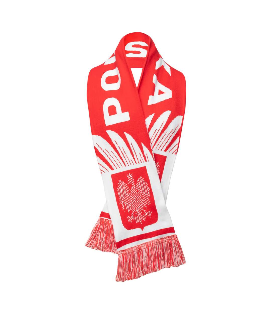 Scarfy Scarf One Size White Red Huari-1