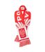 Scarfy Scarf One Size White Red Huari-1