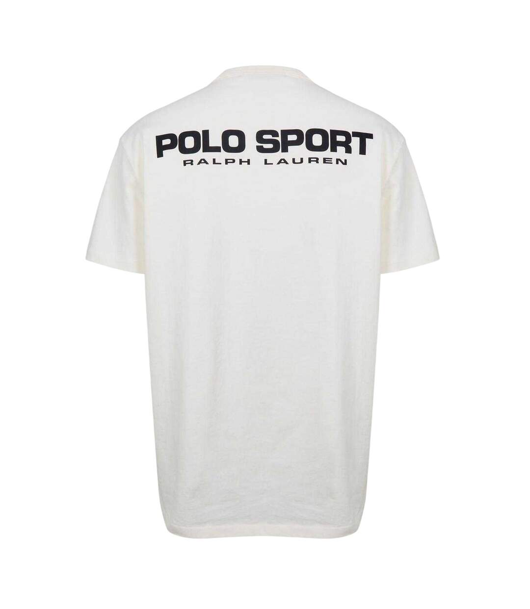 Mens Back Print T-shirt Cream Ralph Lauren-2