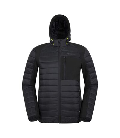 Doudoune matelassée turbine homme noir Mountain Warehouse