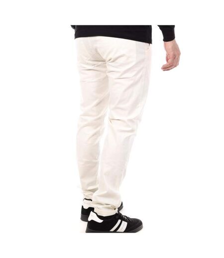 Pantalon chino blanc homme paname brothers costa1