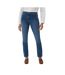 Maine Womens/Ladies 5 Pockets Straight Leg Jeans (Mid Wash) - UTDH5704