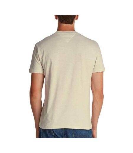 T-Shirt écru homme tommy hilfiger reg linear - l