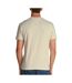 T-Shirt écru homme tommy hilfiger reg linear - l-2