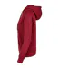 Womens/ladies Basic Hoodie Burgundy Build Your Brand-3
