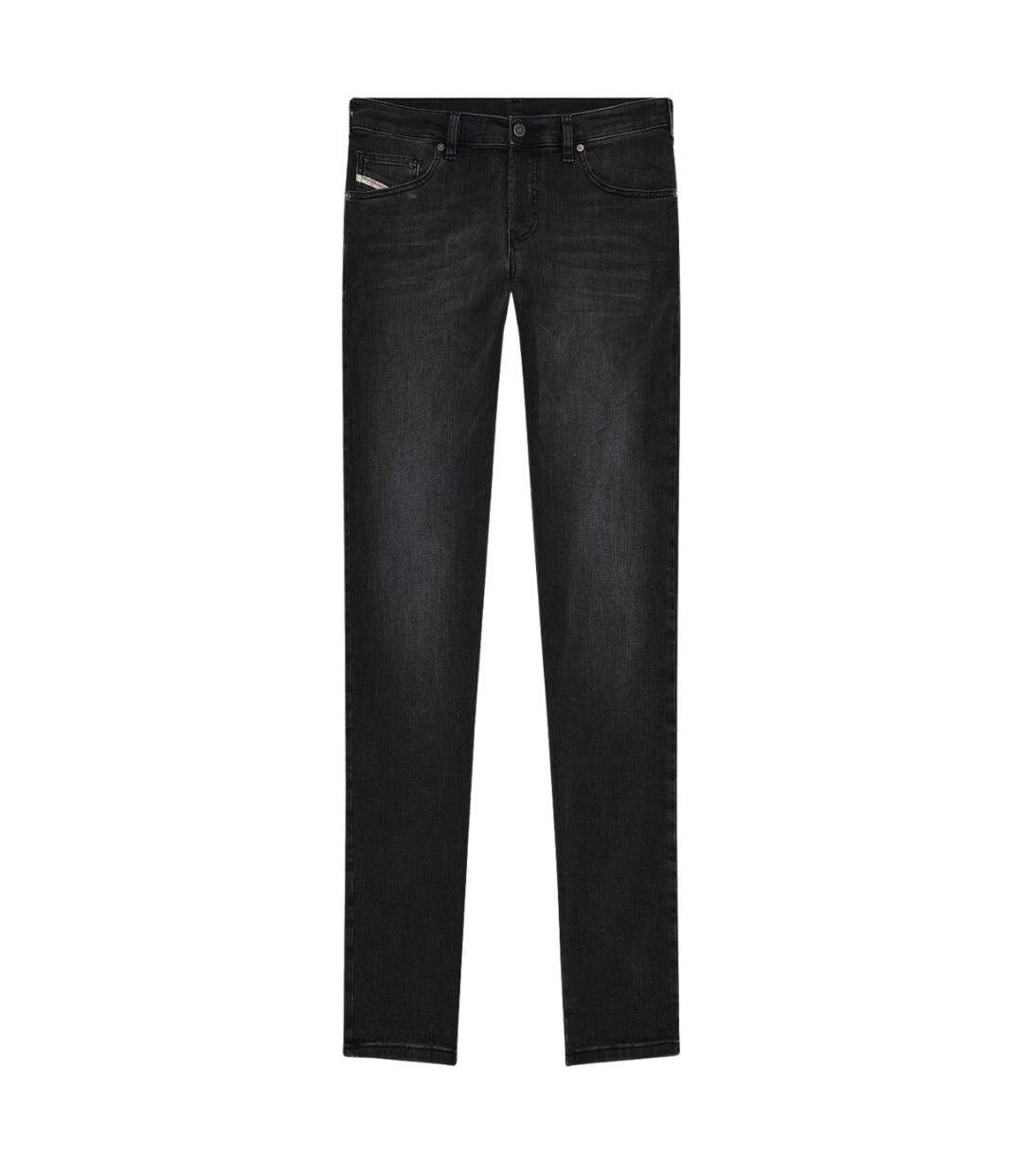 Jean Motif/style Délavé D-yennox Homme Noir Diesel-1
