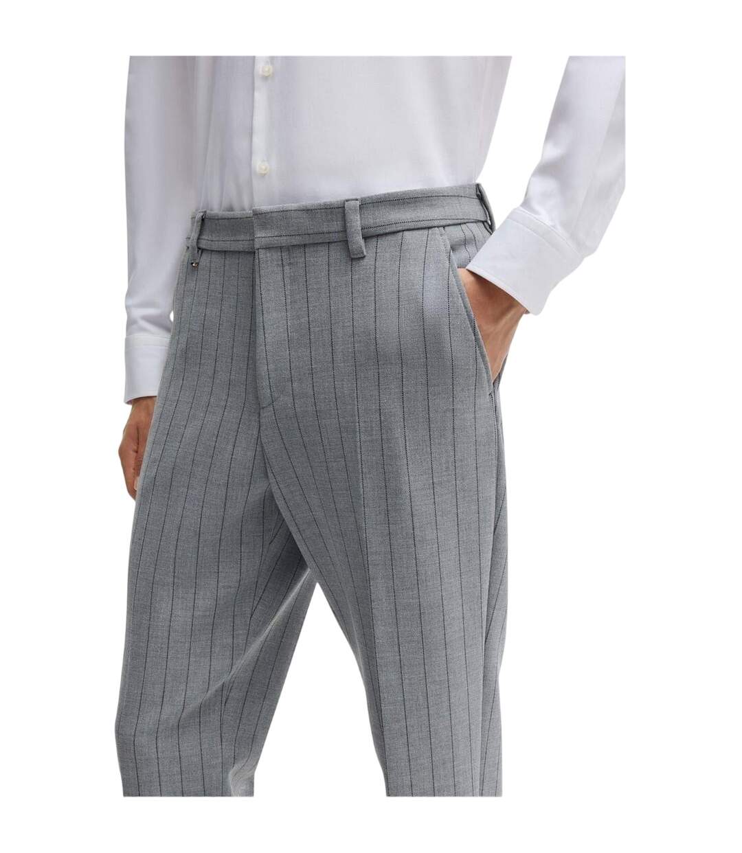 Pantalon Homme Gris Moyen Hugo Boss-3