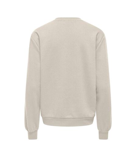 Sweat écru femme only elanor