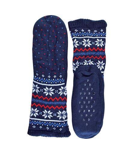 Homme Chaussettes Antidérapantes Noel | Chaudes Chaussons Pantoufles Hiver