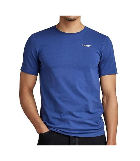 T-shirt Bleu Homme G-Star Raw D19070 - S