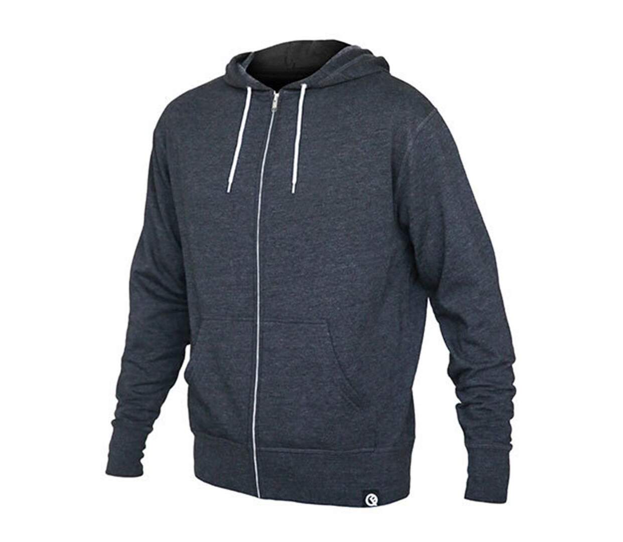 Veste sweat zippée à capuche - Femme - FL421 - gris charcoal-1