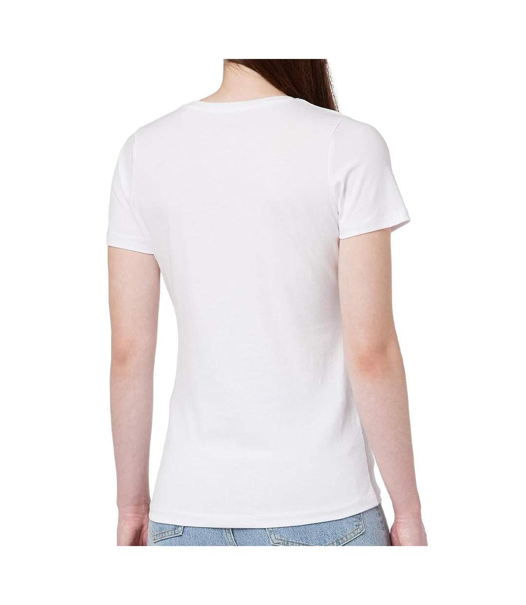 T-Shirt blanc femme pepe jeans pjl l-2