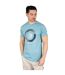 T-shirt Motif/style Nuance Target Homme Turquoise Clair Lambretta-1
