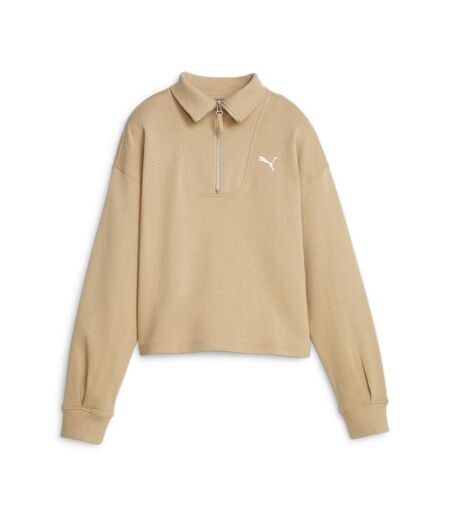 Sweat beige femme puma 676005