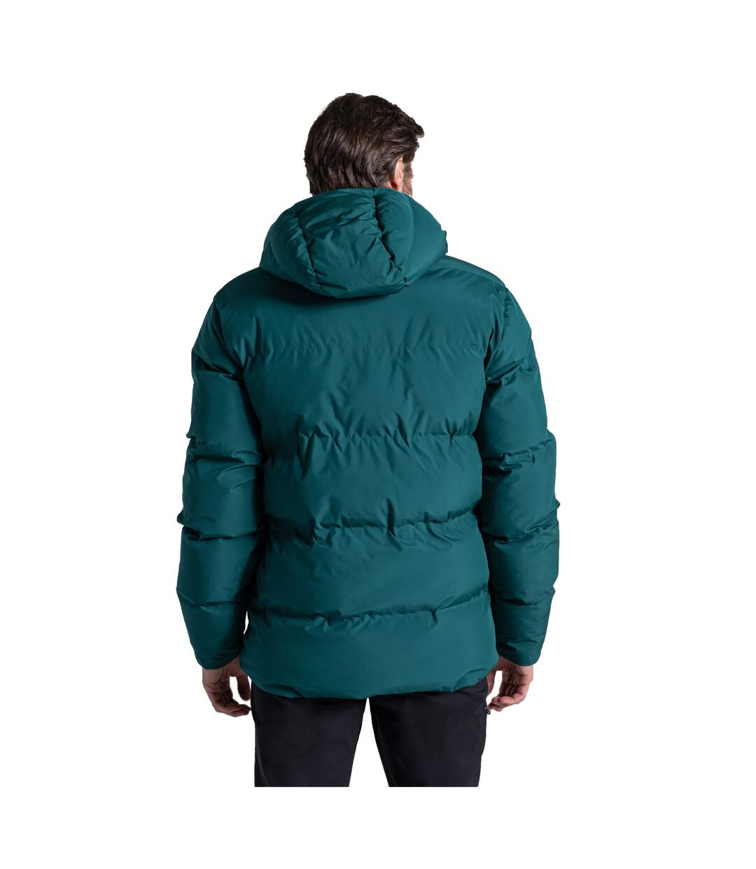 Mens Mardale Waterproof Hooded Jacket Dark Viridian Craghoppers-3